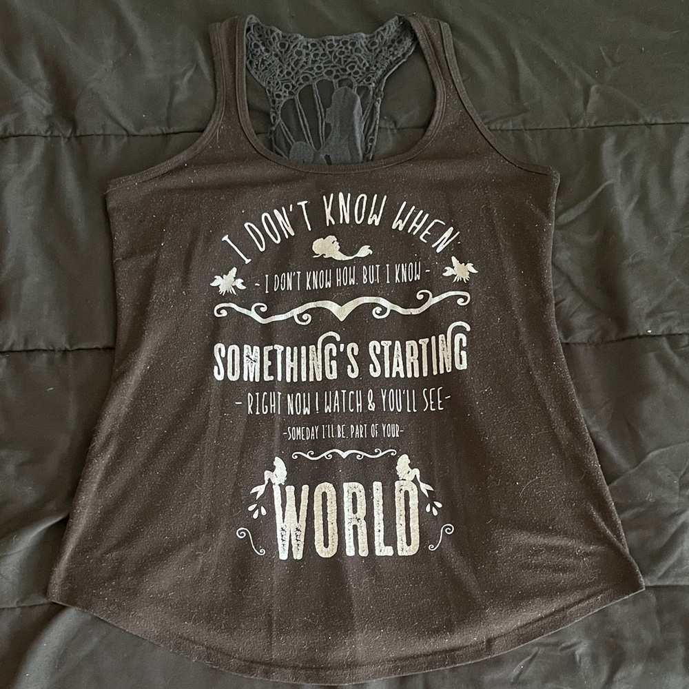 Disney Black Graphic Tank Top